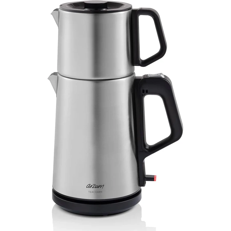 TeaCharm Turkish Tea Maker (Stainless Steel)