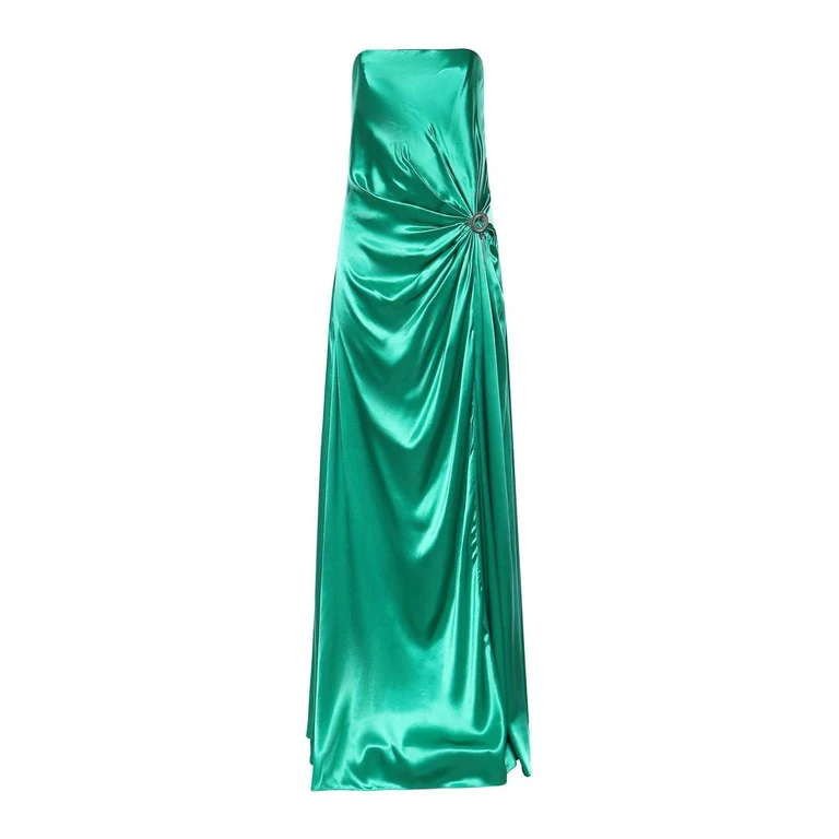 Genny Maxi Robe - Vert (80AAO447N0695162)