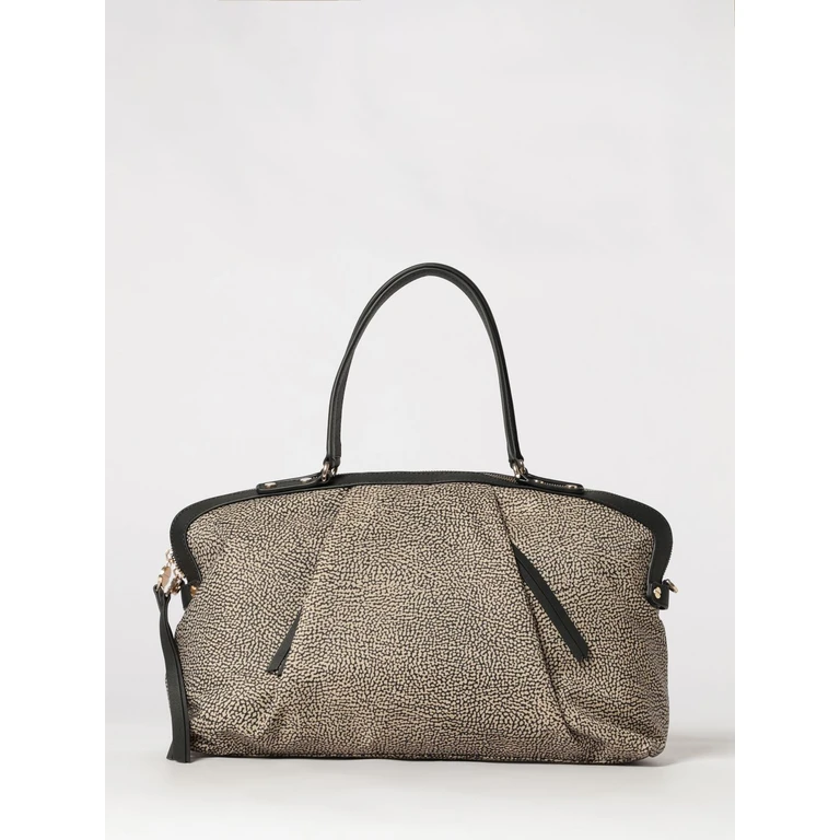 Frame Polka Dot Recycled Nylon Boston Bag with Leather Details (91010218AX11)
