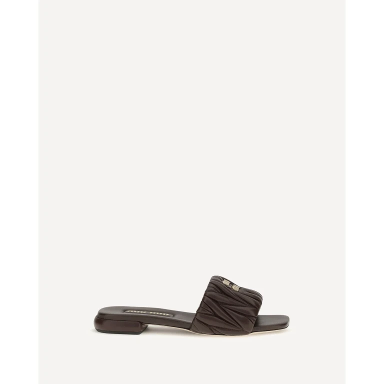 Matelassé nappa leather Sandals Female 37