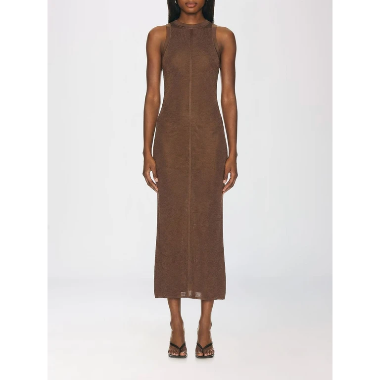 LOULOU DE SAISON Dress Woman color Brown (PABLO01BROWN)
