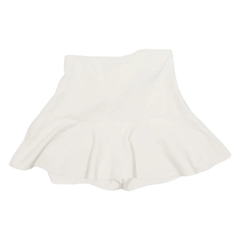 ZARA Womens Skort Beige Short S