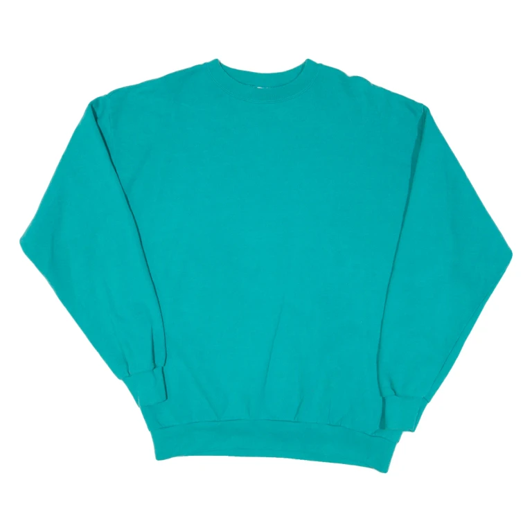 DISNEY Womens Sweatshirt Green 90s XL