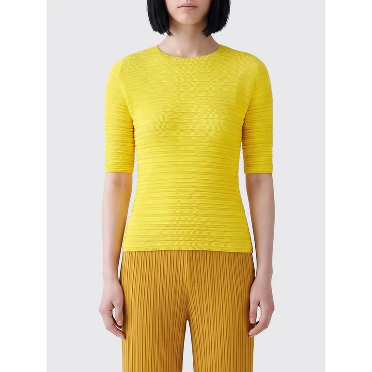 Slim Fit Technical Polyester Short-Sleeved Top (IM66FJ65650)