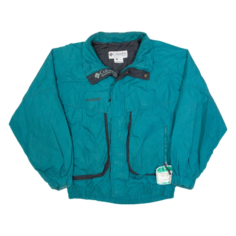 COLUMBIA Mens Jacket Blue L