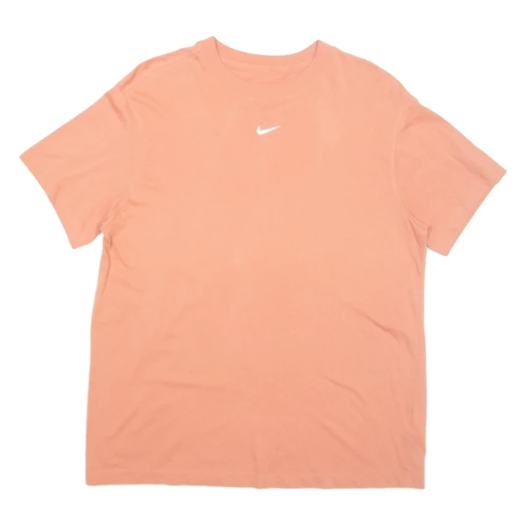 NIKE Loose Fit Mens T-Shirt Orange S