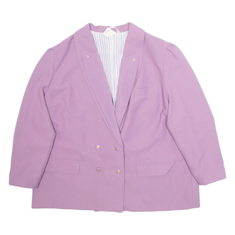 Womens Blazer Jacket Purple L