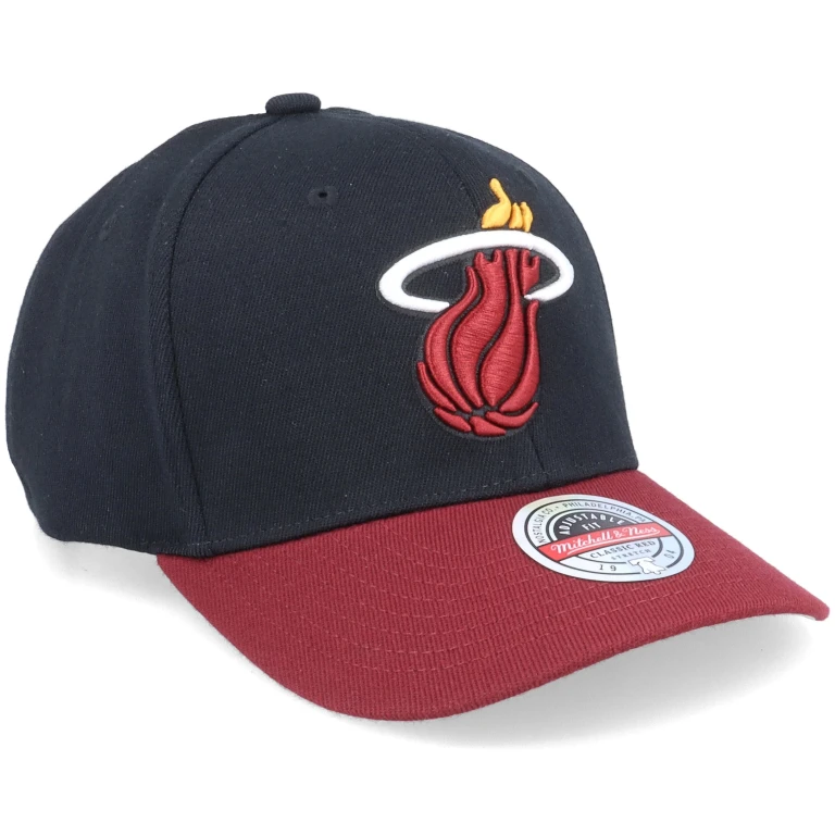 Men's NBA Team 2 Tone 2.0 Stretch Snapback NBA Heat Snapback Caps