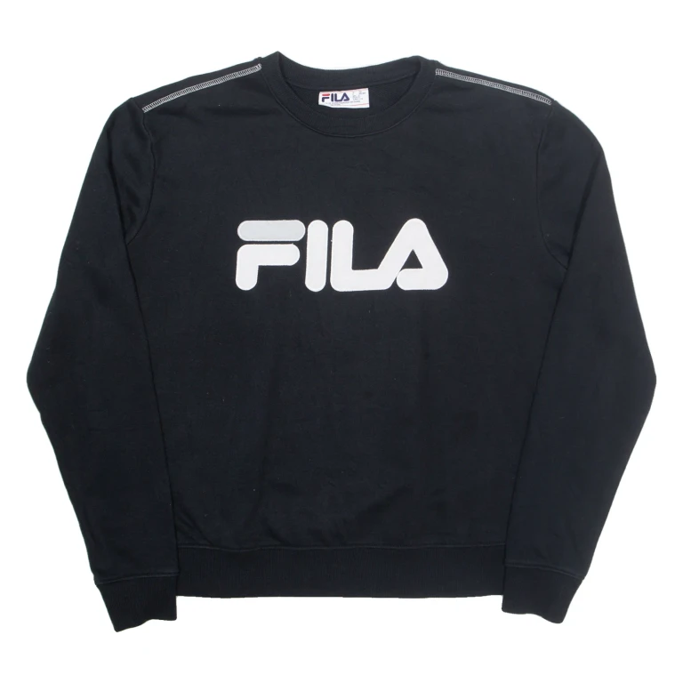 FILA Mens Sweatshirt Black L