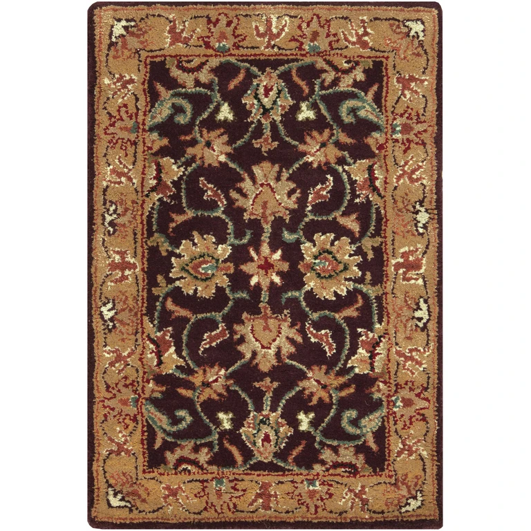 Cherryfield Burgundy 1024 Wool Area Rug
