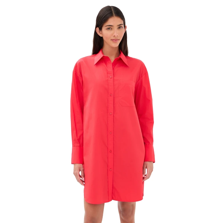 TWP Big Joe Shirt Dress Tomato M