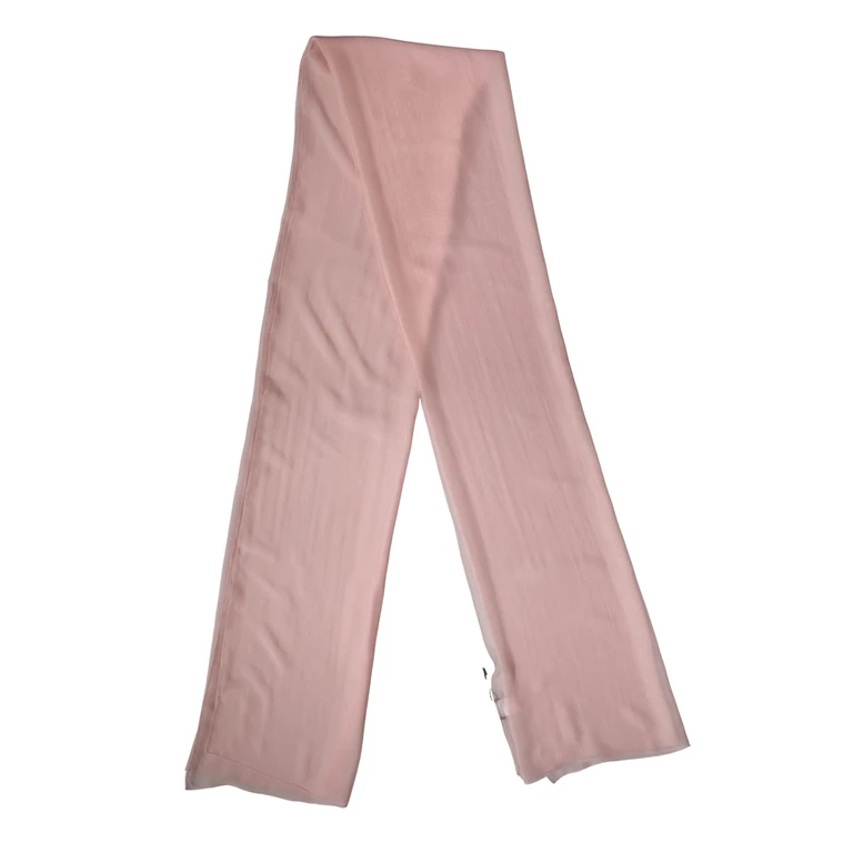 Dolce & Gabbana Light Pink Silk Neck Wrap Shawl Stole 272cm X 120cm Scarf - Women