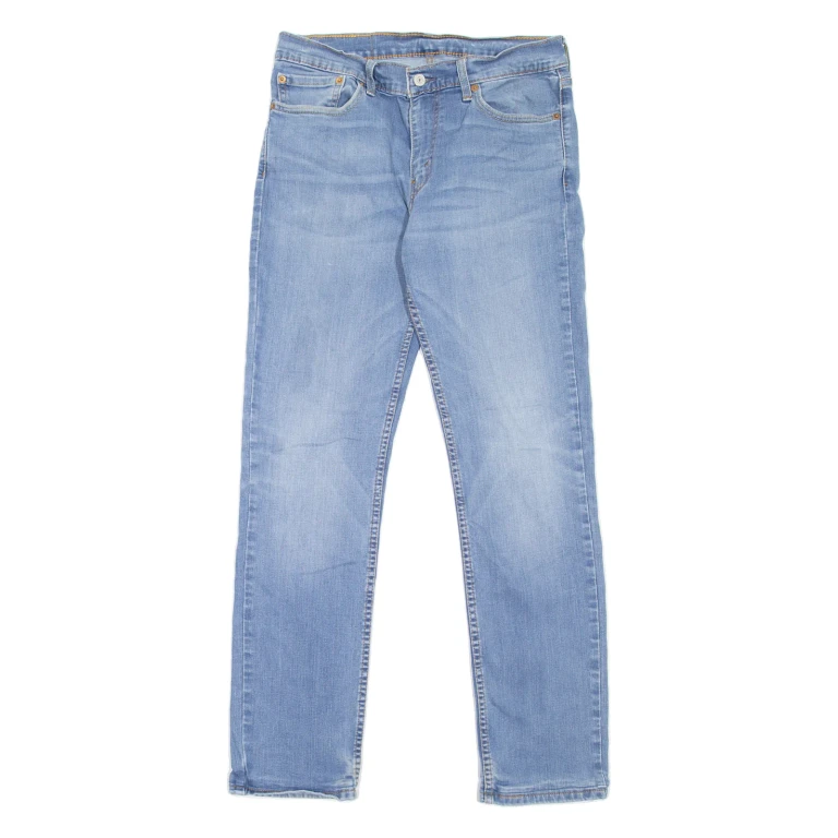 LEVI'S 511 Jeans Mens Blue Slim Straight Stone Wash W29 L31