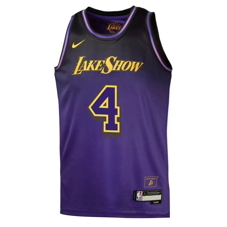 Youth NBA Dalton Knecht #4 Los Angeles Lakers Swingman Jersey Jerseys