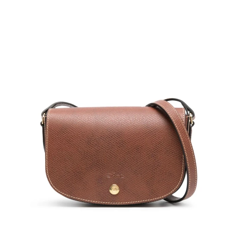 Crossbody Bag Epure With Magnetic Closure Brown Leather For Women Calf - Women