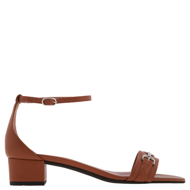 Bally Cloto Leather Ankle-Strap Sandals