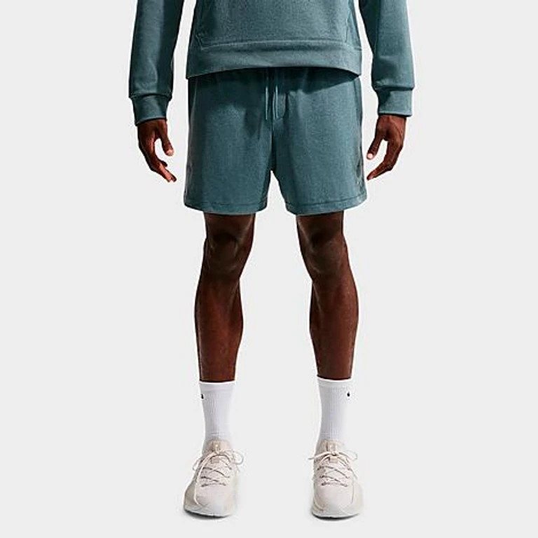 Nike Men's Primary NanoKnit Dri-FIT 7" Performance Shorts in Mineral Slate/Black Spruce/Heather Size: XS
