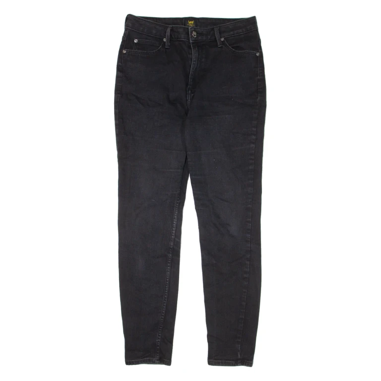 LEE Scarlett High Womens Jeans Black Slim Skinny W28 L27