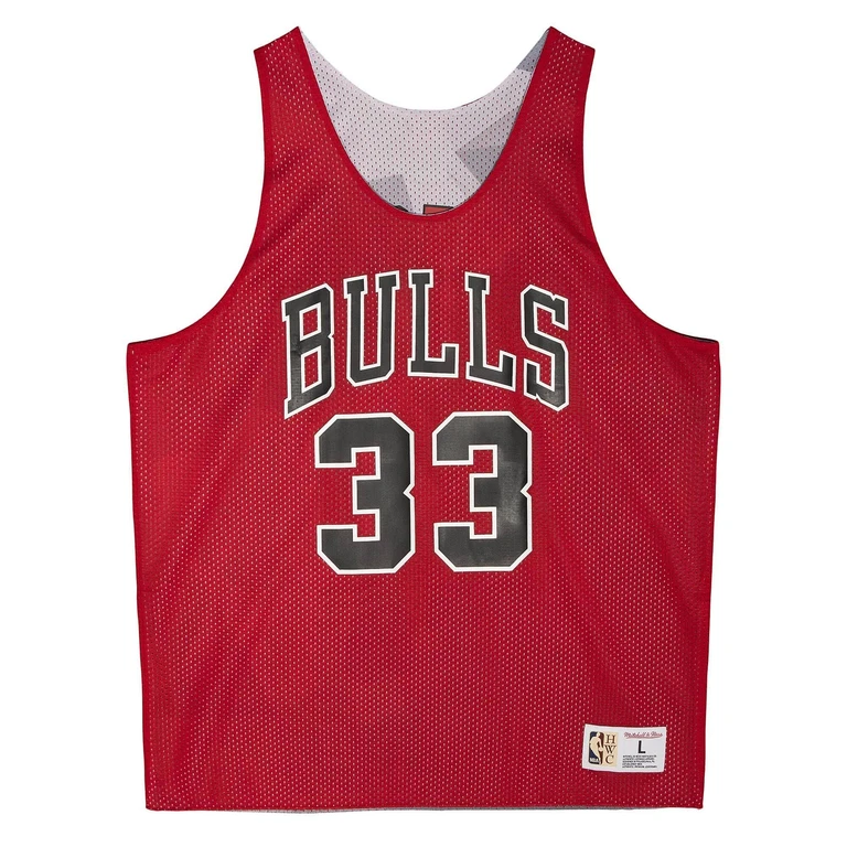 Men's Reversible Mesh Tank Bulls Scottie Pippen Tank Tops