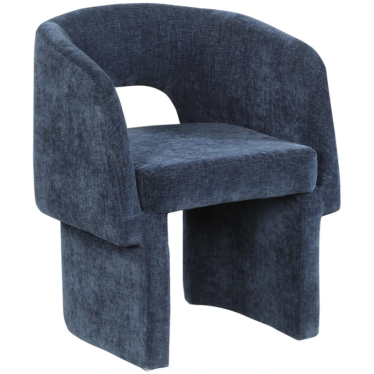 Emmet Navy Upholstered Dining Chair