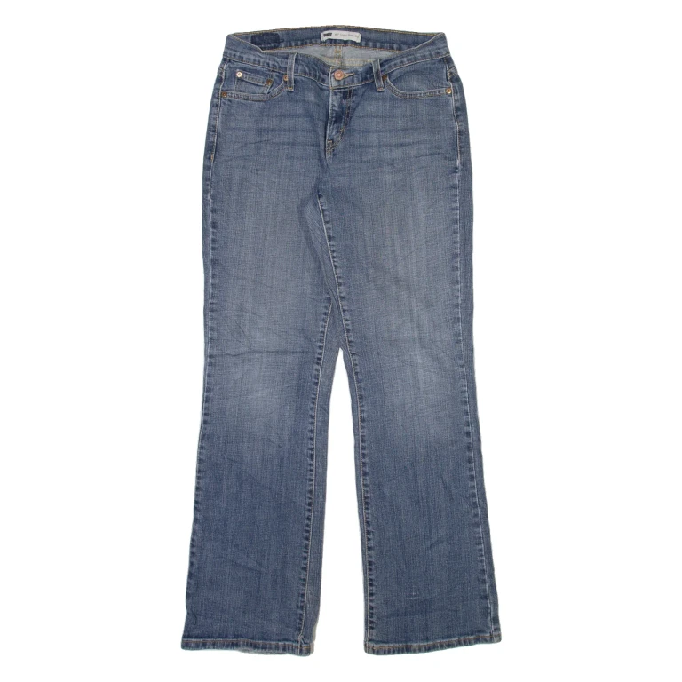 LEVI'S 529 Womens Jeans Blue Regular Bootcut Stone Wash W29 L31
