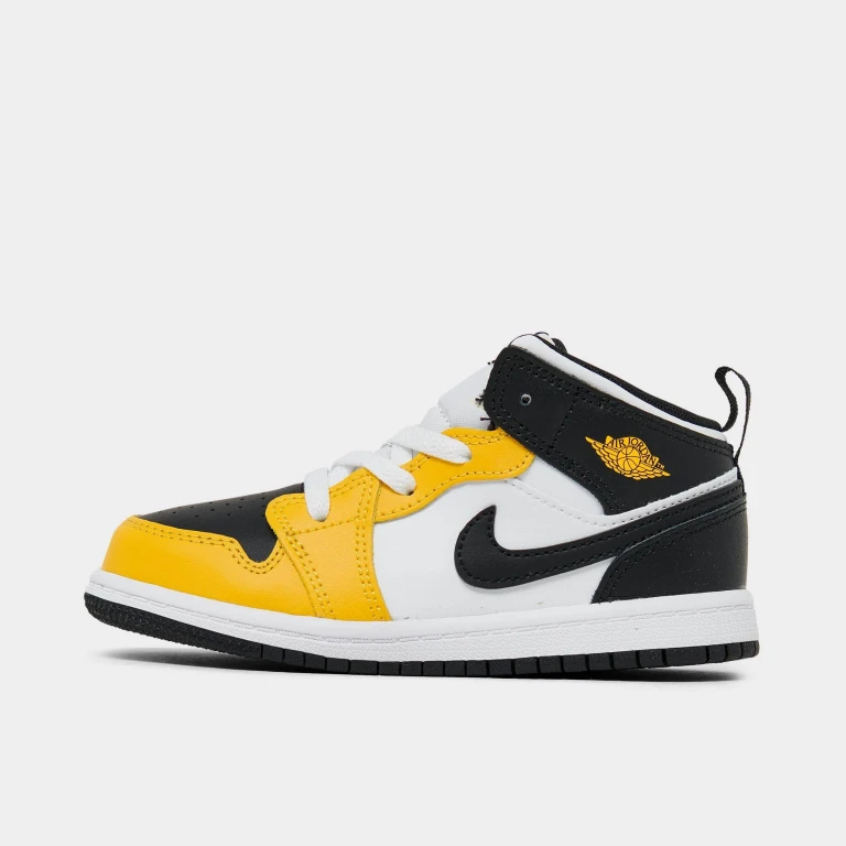 Toddlers Air Jordan Retro 1 Mid 'Yellow Ochre (Td)'