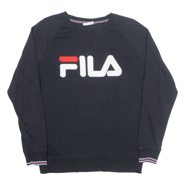 FILA Mens Sweatshirt Black S