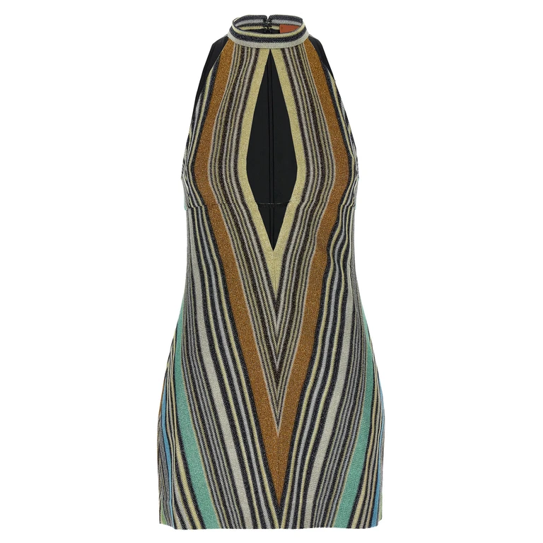 Missoni Multicolor Viscose Short Dress - Women