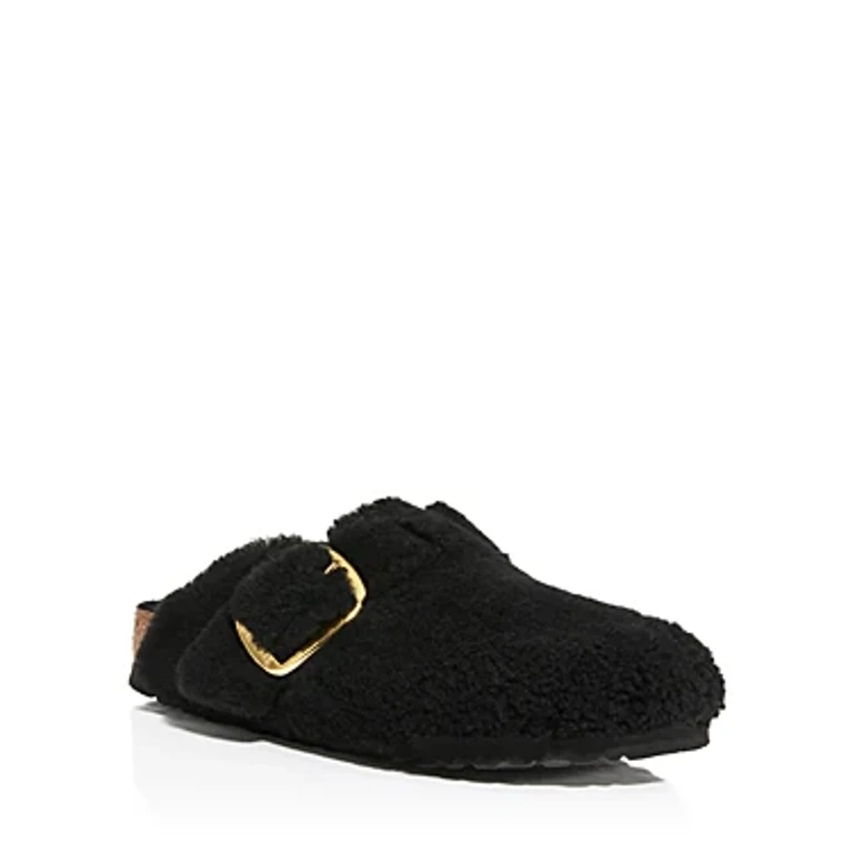 Unisex Boston Big Buckle Teddy Rivet Logo Os Black Gold