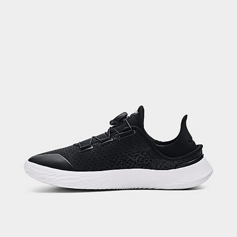 Under Armour Big Kids Slipspeed Training Shoes in Black/White Size: 3.5