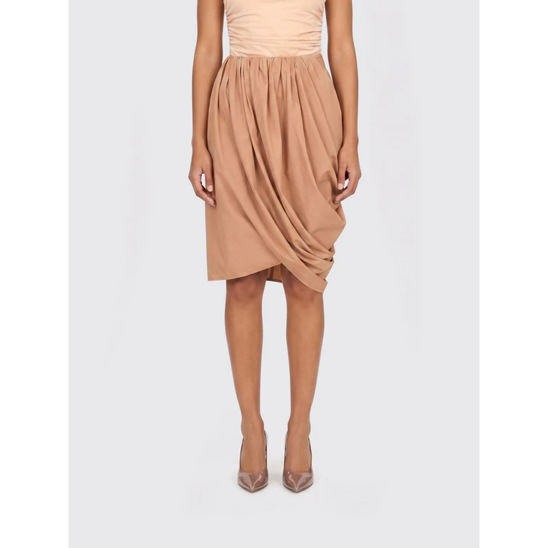 Jupe mini en coton asymétrique Chloé