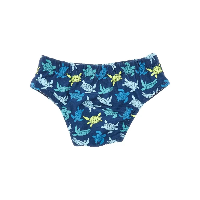 Turtle print swimslip Kids 4Y