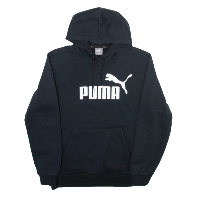 PUMA Mens Black Hoodie M