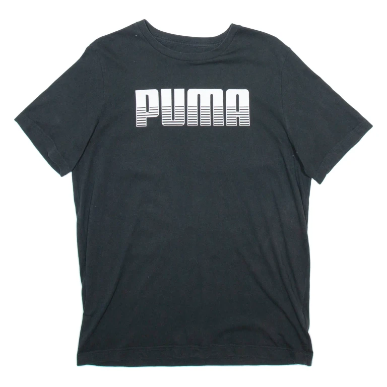 PUMA Mens T-Shirt Black M