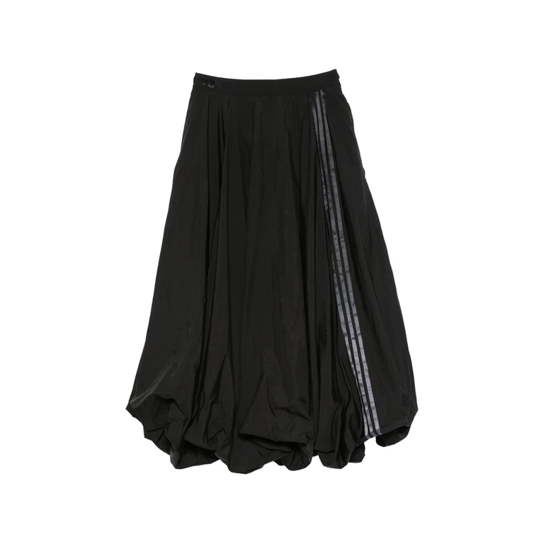 GRD 3S BLN Three-stripe Bubble-hem Maxi Skirt