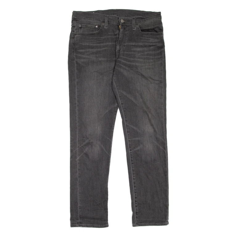 LEVI'S 511 BIG E Jeans Mens Grey Slim Straight Stone Wash W32 L30