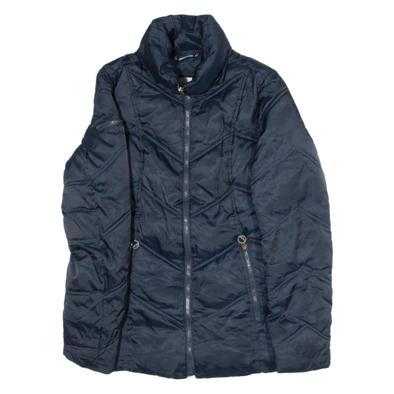 NAUTICA Womens Puffer Jacket Blue 90s XS