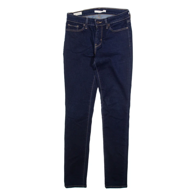 LEVI'S 711 Big E Womens Jeans Blue Slim Skinny W26 L30