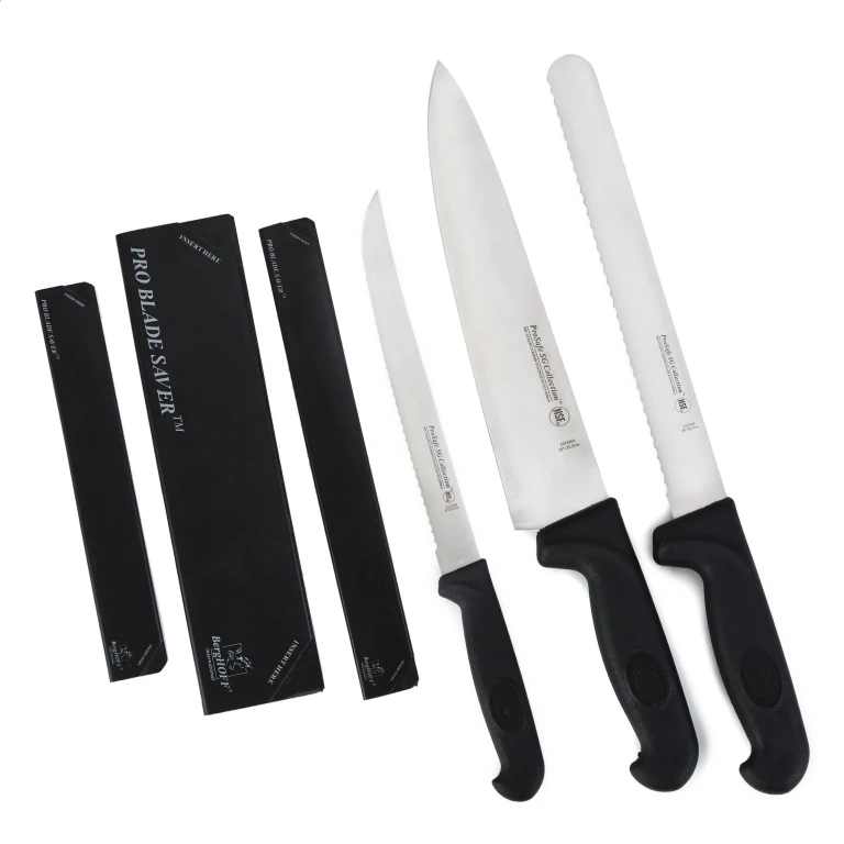 Soft Grip 3pc Stainless Steel Knife Set