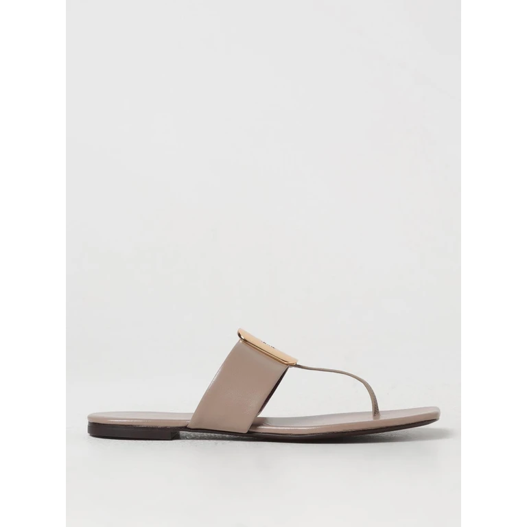 Heeled Sandal Woman color Beige (154236200)