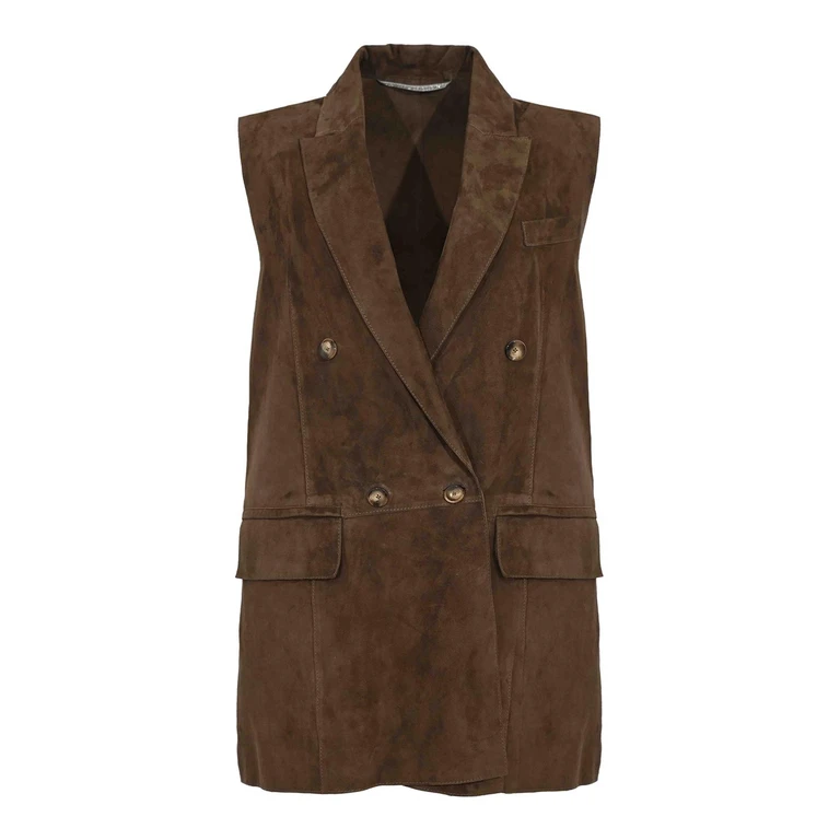 Blouson En Cuir - Orange (LANAI126)