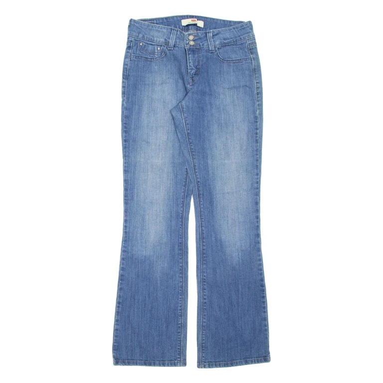 LEVI'S 526 Womens Jeans Blue Slim Bootcut Stone Wash W28 L31