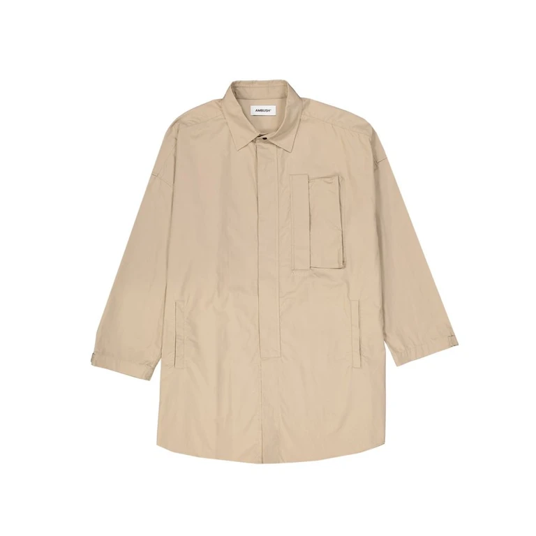 Ambush Beige Cotton Coat Clothing - Men