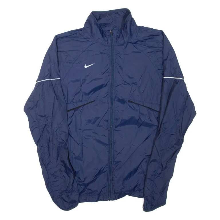 NIKE Mens Track Jacket Blue S