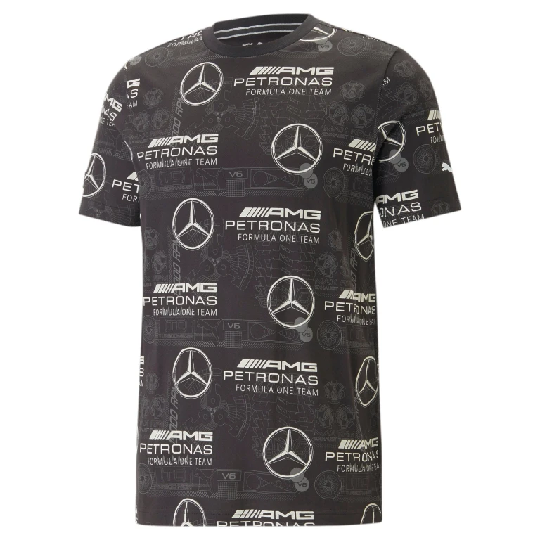 Men's Mapf1 Mercedes Aop Tee Tops