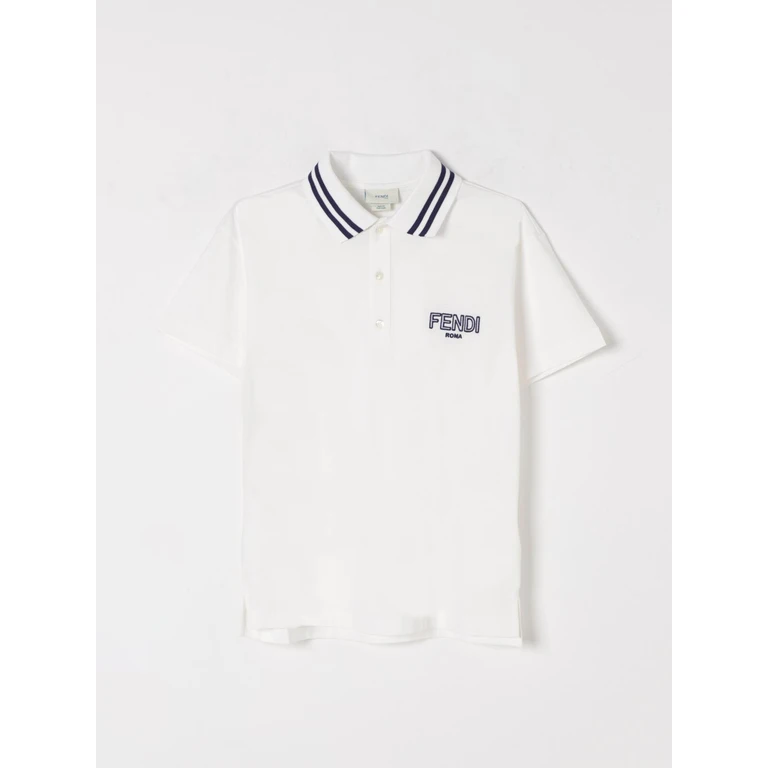 FENDI Polo Shirt Kids color White (JMI4647AJF0TU9)