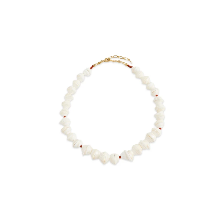 Anni Lu Seashell Smiles Necklace Gold One Size