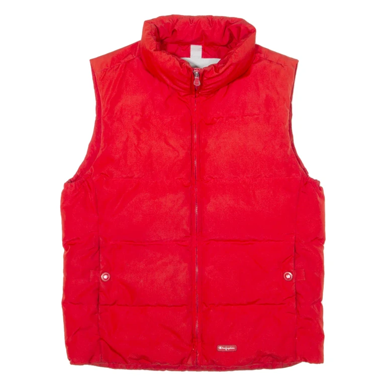 CHAMPION Insulated Womens Puffer Gilet Red S