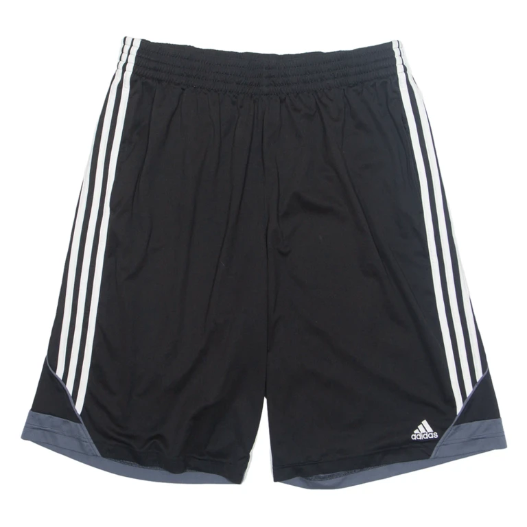 ADIDAS Mens Sports Shorts Black Relaxed XL W32