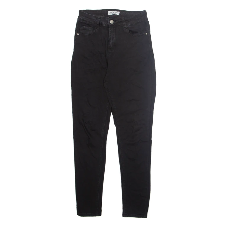 TRANG Womens Jeans Black Regular Tapered W24 L28